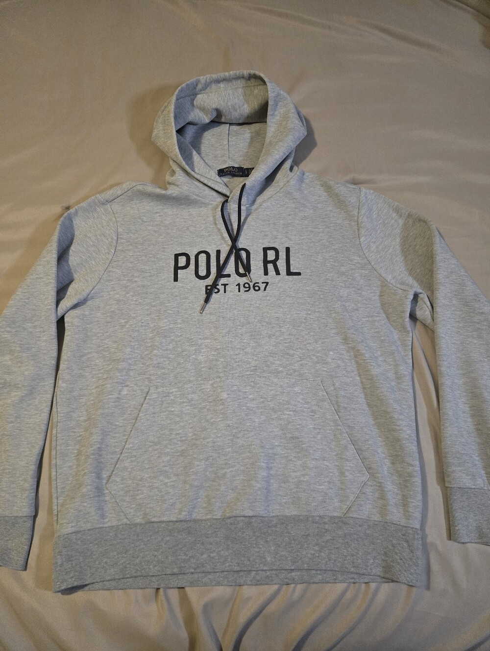Polo Ralph Lauren POLO RL Est 1967 Gray Hoodie Men’s Large